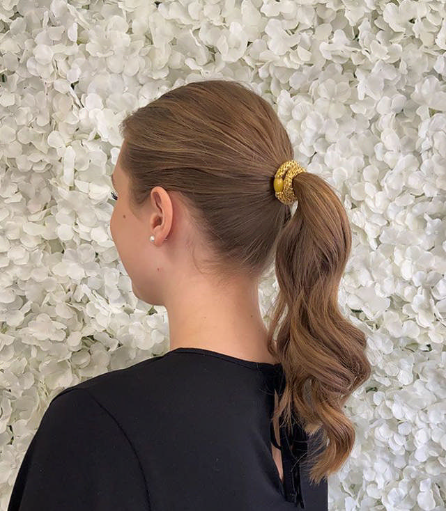 JA-NI Hair Accessories - Hair elastics, The Gold Glitter