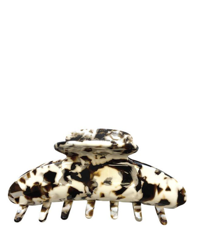 JA-NI Hair Accessories - Hair Clamps Pernille, The Brown & White