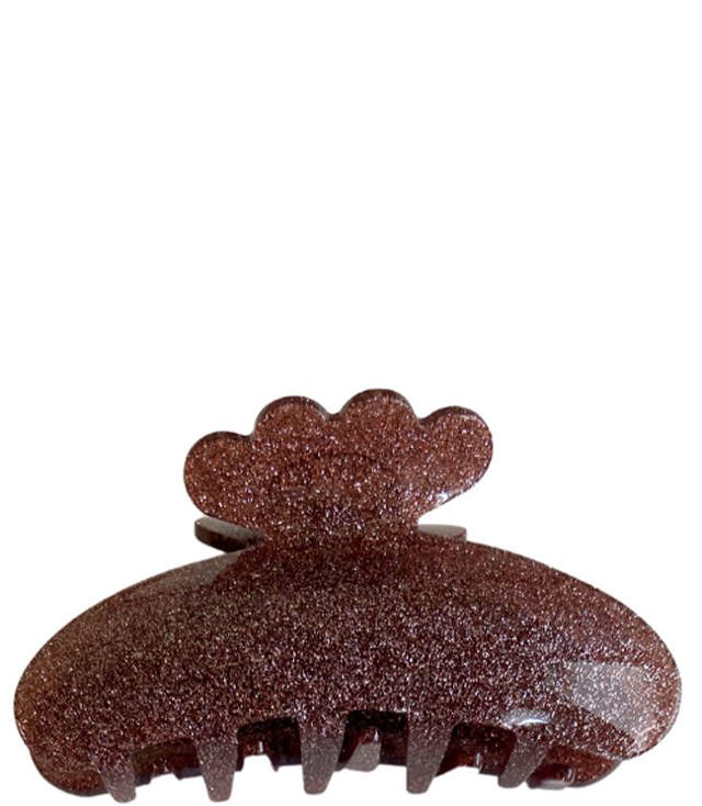 JA-NI Hair Accessories - Hair Clamps Maria, The Brown Glitter