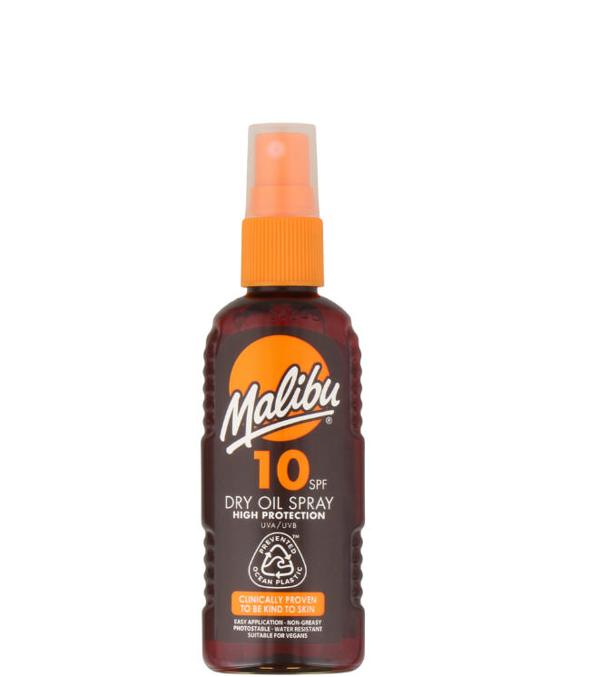 Malibu Dry Oil Spray SPF10, 100 ml. 