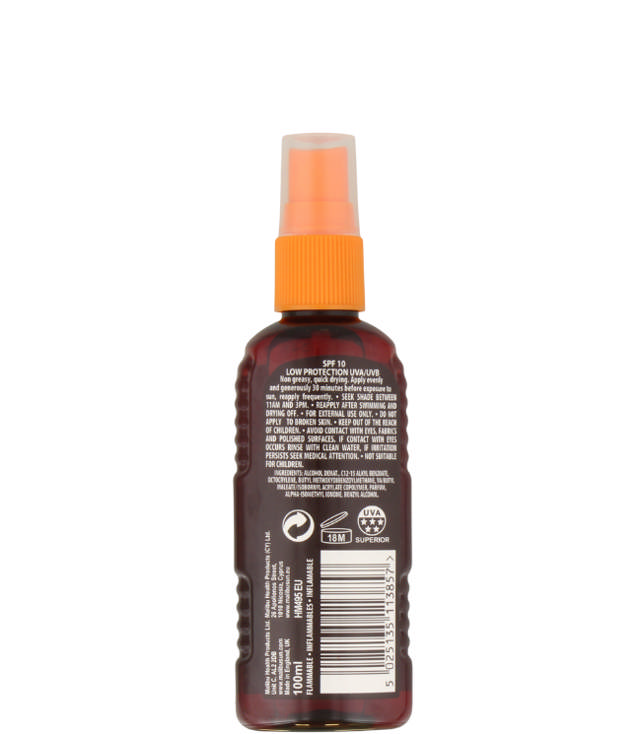 Malibu Dry Oil Spray SPF10, 100 ml. 